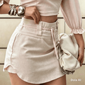 Saia Shorts Linho.